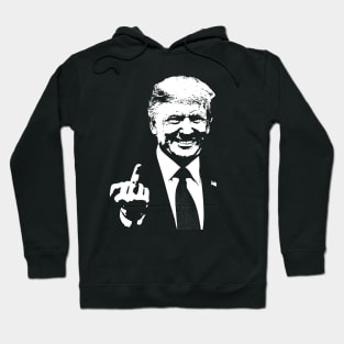 Donald Trump Middle Finger Hoodie